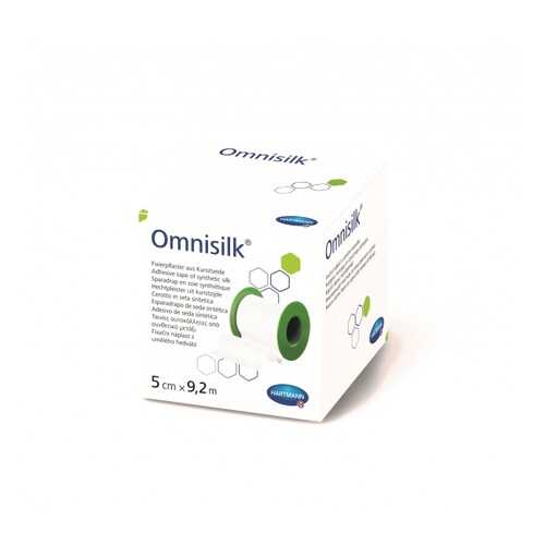 Пластырь Omnisilk фиксирующий из искусственного шёлка для повязок белый 5 см х 9,2 м в АСНА