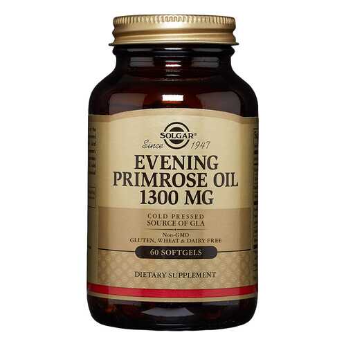 Evening Primrose Oil Solgar 1300 мг гелевые капсулы 60 шт. в АСНА