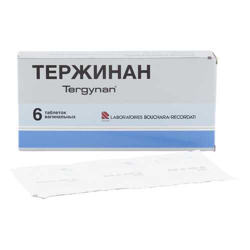 Тержинан таблетки вагинальные 6 шт. в АСНА