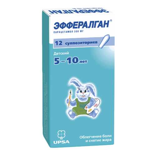 Эффералган супп.рект.300 мг №12 в АСНА