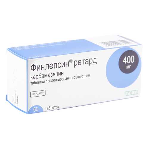 Финлепсин ретард таблетки 400 мг 50 шт. в АСНА