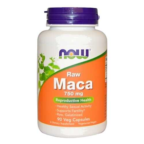 Бустер тестостерона NOW Maca 750 мг 90 капсул в АСНА