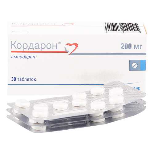 Кордарон таблетки 200 мг 30 шт. в АСНА
