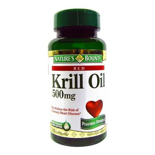 Масло криля Nature's Bounty 500 мг 30 капсул в АСНА