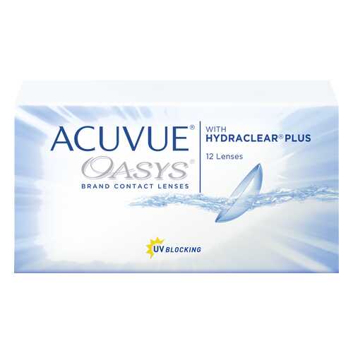 Контактные линзы Acuvue Oasys with Hydraclear Plus 12 линз R 8,4 +6,00 в АСНА