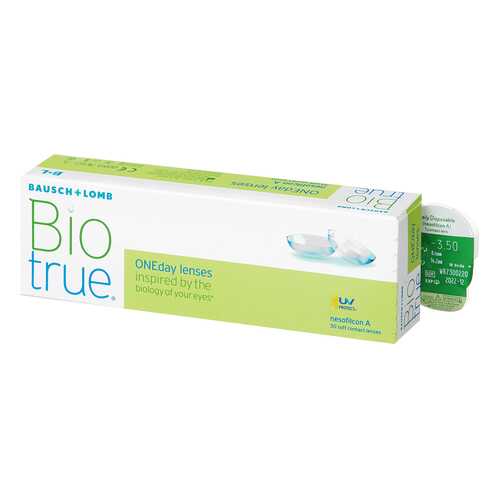 Контактные линзы Biotrue ONEday 30 линз +4,00 в АСНА