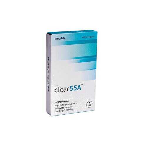 Контактные линзы ClearLab Clear 55 A 6 линз R 8.7 -01,25 в АСНА