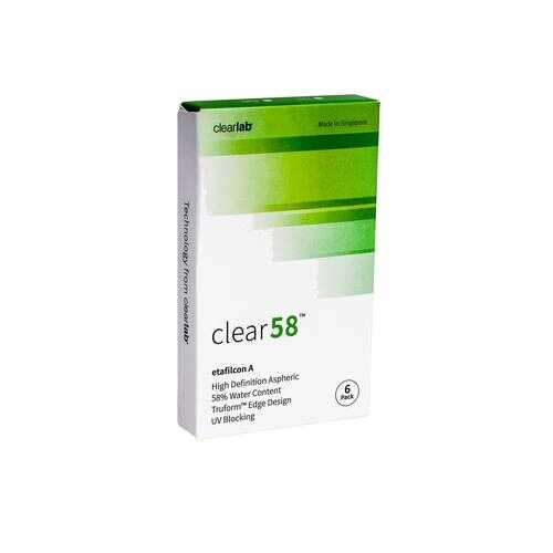 Контактные линзы ClearLab Clear 58 6 линз R 8.3 -01,50 в АСНА