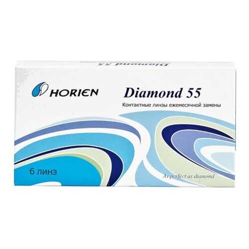 Контактные линзы Diamond 55 6 линз R 8,6 -5,75 в АСНА