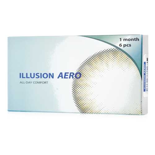 Контактные линзы ILLUSION Aero 6 линз R 8.6 -2.25D в АСНА
