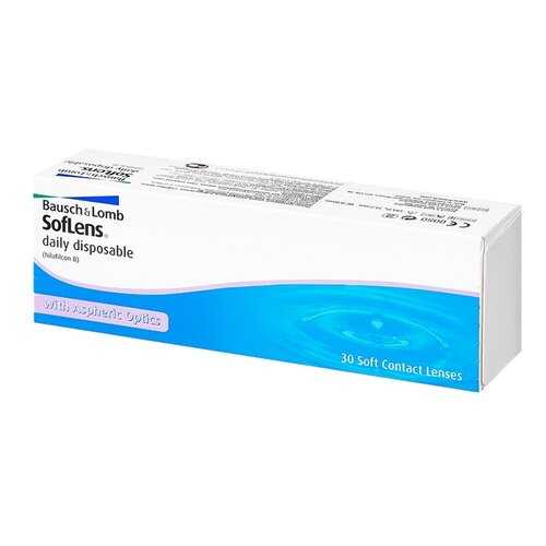 Контактные линзы Soflens Daily Disposable 30 линз +2,00 в АСНА