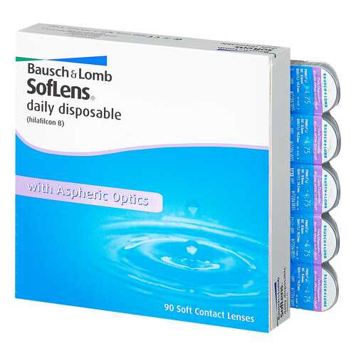 Контактные линзы Soflens Daily Disposable 90 линз +6,00 в АСНА