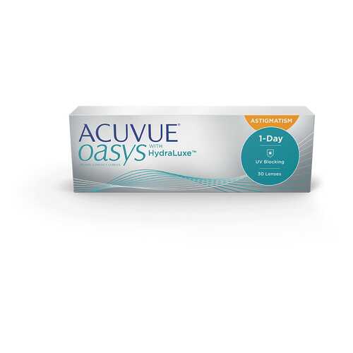 Контактные линзы Acuvue Oasys 1-Day with HydraLuxe for Astigmatism 30 линз -2,25/-2,25/110 в АСНА