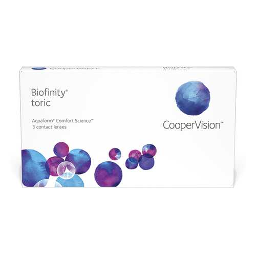 Линзы контактные CooperVision Biofinity Toric 3 шт. -4,25/0,75/80 в АСНА
