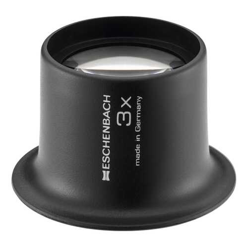 Лупа техническая Eschenbach Watchmaker's magnififers плосковыпуклая диаметр 25 мм 3.0х в АСНА