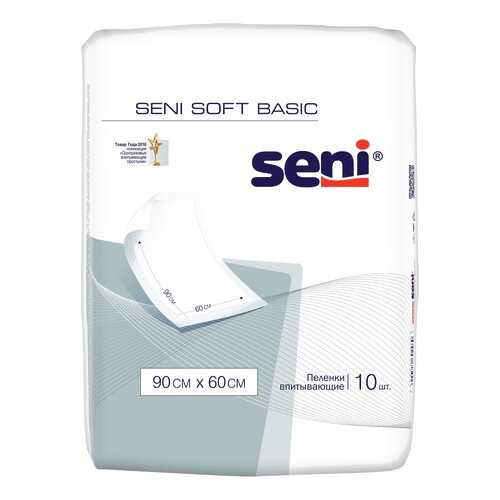 Пеленки SENI Soft Basic 90 x 60 см B010-J03 10 шт. в АСНА
