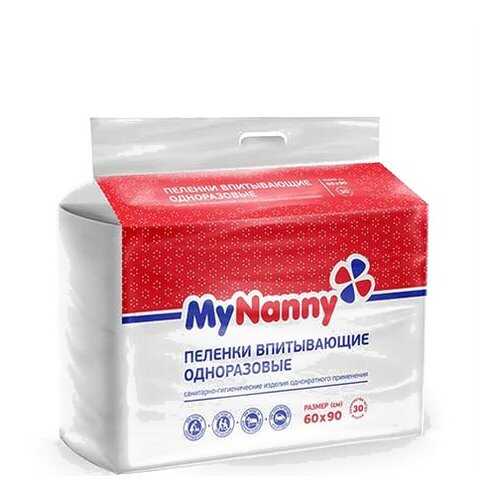 Пеленки впитывающие Medmil MyNanny 30 шт. 60x90 см в АСНА