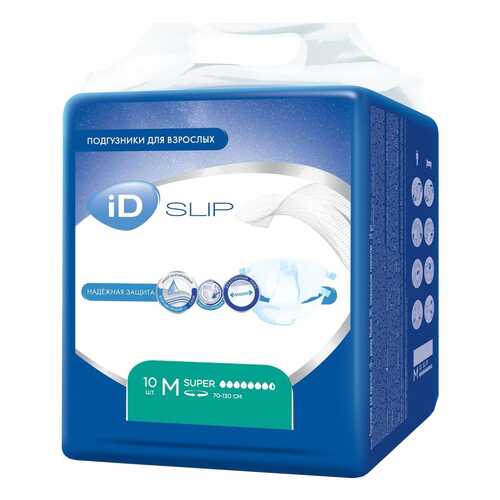 Подгузники для взрослых iD SLIP M 10 шт в АСНА