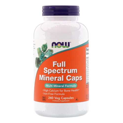 Минеральный комплекс NOW Full Spectrum Mineral Caps 240 капс. без вкуса в АСНА
