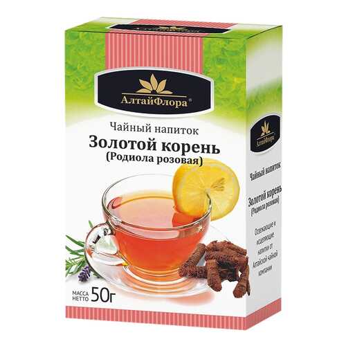 Чайный напиток Золотой корень родиола розовая 50 г АлтайФлора в АСНА
