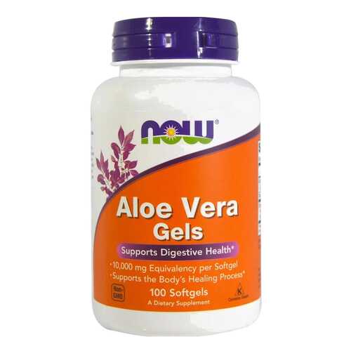 Добавка для здоровья NOW Aloe Vera Gels 100 капс. натуральный в АСНА