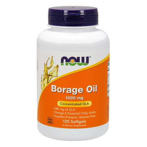 Другие масла и жиры NOW Borage Oil 60 капс. в АСНА