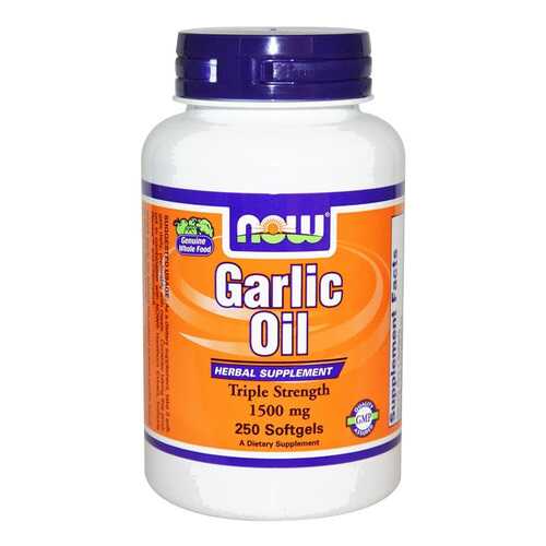 Другие масла и жиры NOW Garlic Oil 250 капс. в АСНА