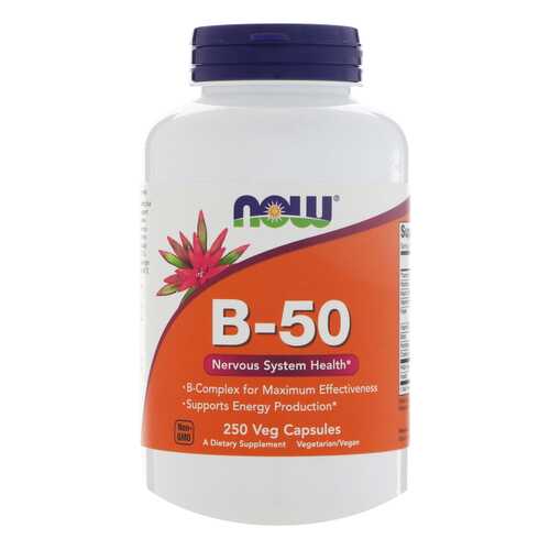 Витамин B NOW B-50 250 капсул в АСНА