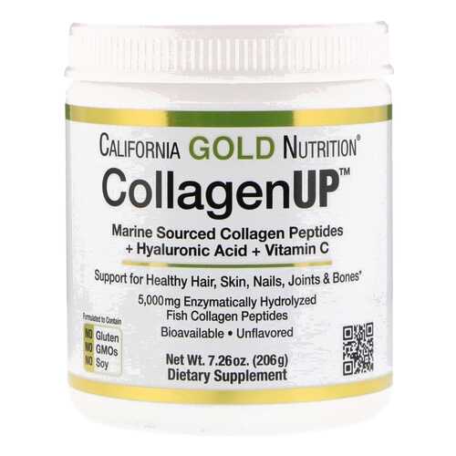 CollagenUP + Hyaluronic Acid + Vit C California Gold Nutrition 5000 мг 206 г в АСНА
