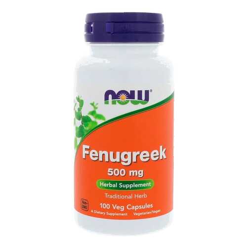 Добавка для здоровья NOW Fenugreek 100 капс. натуральный в АСНА