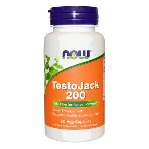 Многокомпонентный препарат NOW TestoJack 200 60 капс. натуральный в АСНА