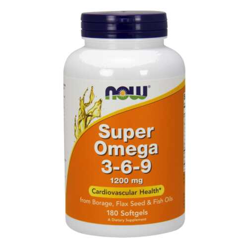 Omega 3-6-9 NOW Super 180 капс. в АСНА