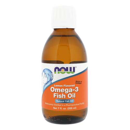 Рыбий жир Omega 3 Now 200 мл лимон в АСНА